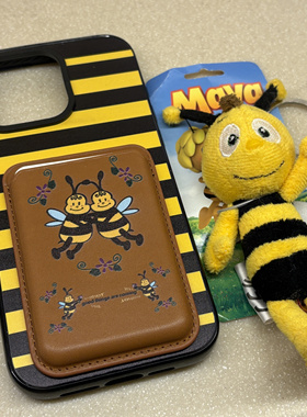 AnotherHill原创蜜蜂磁吸手机壳