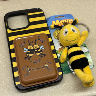 AnotherHill原创蜜蜂磁吸手机壳