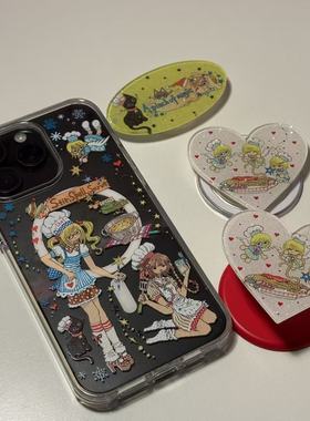 AnotherHillx章鱼草原创圣诞派对亚克力细闪粘贴磁吸支架