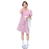 2025夏新款韩版时尚气质显瘦百搭连衣裙2555-115-168，女装连衣裙，浙宝268（原浙宝222）