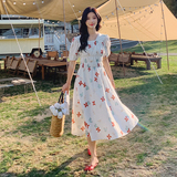 2023新款碎花连衣裙2322-P100空格158+，女装连衣裙，浙宝268（原浙宝222）