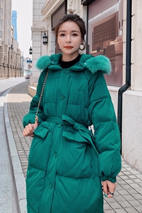 现货！2021年新款白鸭绒连帽羽绒服2183-P298控398+图片