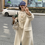 2023新款牛角扣呢大衣2388-P280控378+，女装毛呢外套，浙宝268（原浙宝222）