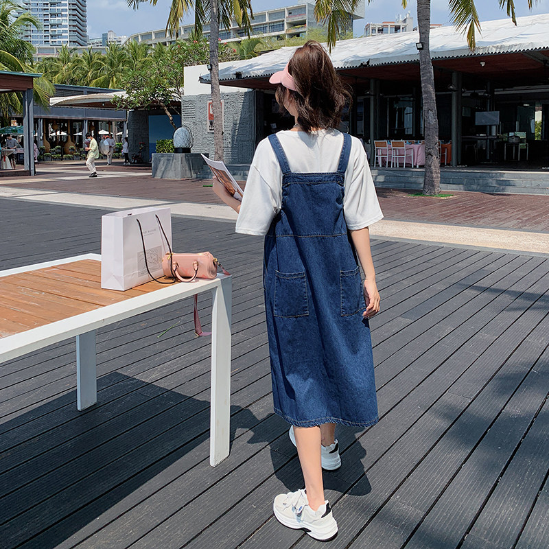 2023新款牛仔背带裙2329-P105控158+,女装连衣裙,浙宝268（原浙宝222）