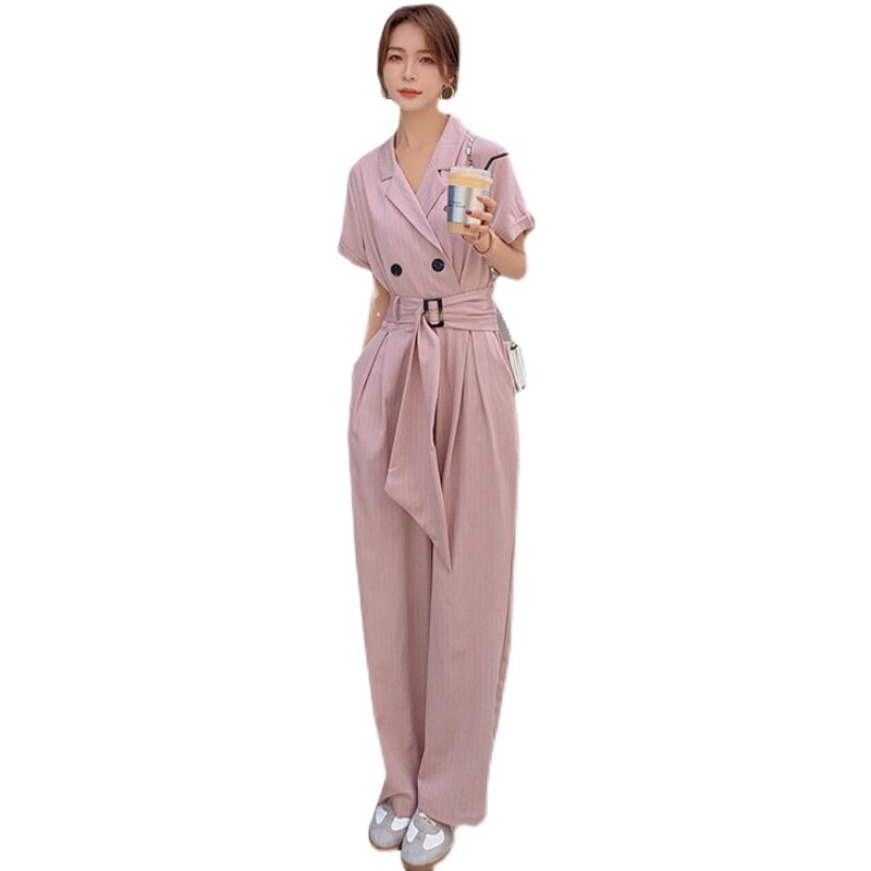 现货！2022新款条纹连体裤2136P110控168+,女装连衣裙,浙宝268（原浙宝222）