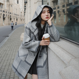 现货2023新款大格子牛角扣双面呢2231-P280控388，女装毛呢外套，浙宝268（原浙宝222）
