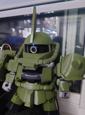 3d打印小米云台3高达元祖皮肤创意设计可动摆件