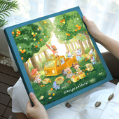 相册本纪念册diy宝宝成长粘贴家庭版 大容量手工制作6寸拍立得影集