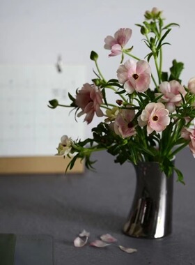 欧洲古董花器 1960德国卢臣泰Rosenthal桌面陶瓷异形小花瓶