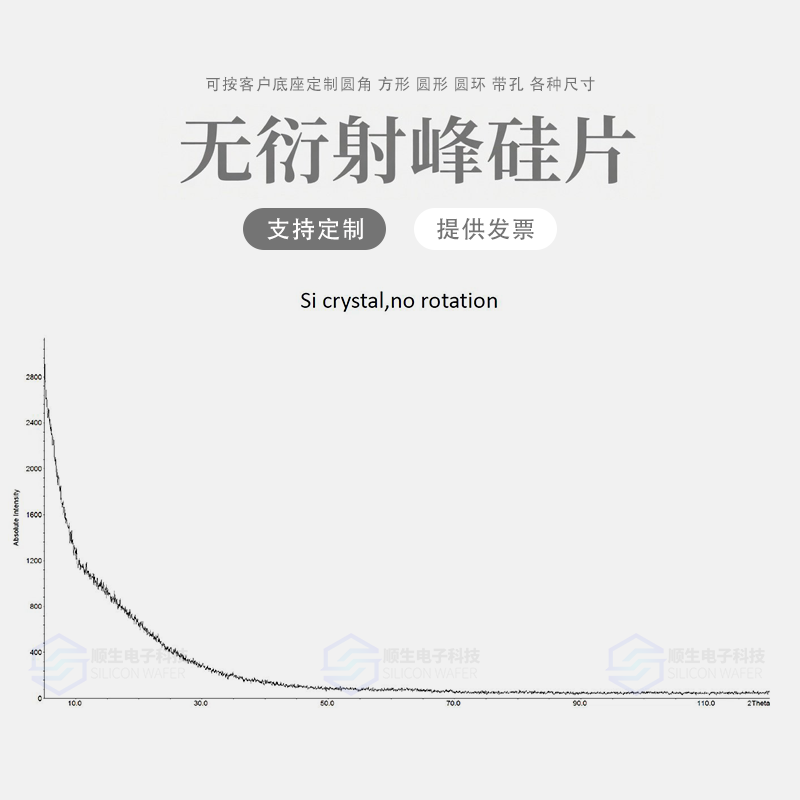 XRD无衍射峰硅片专用无背景峰片