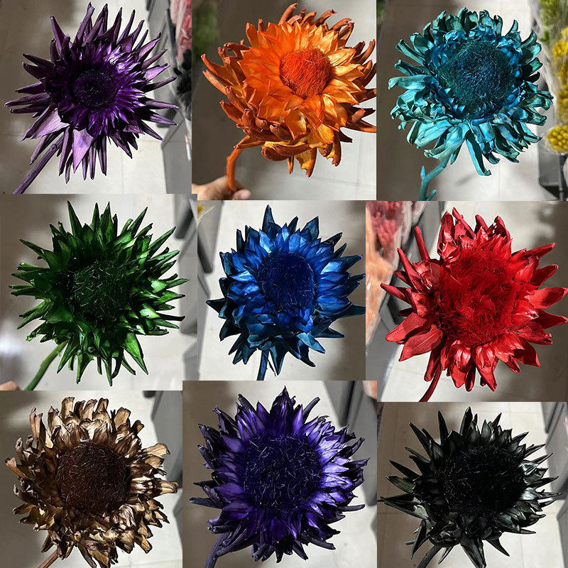 洋蓟干花软装插花高级民