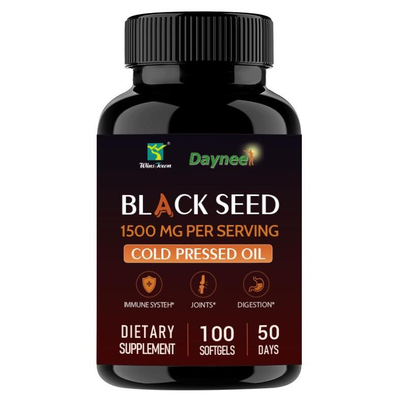 Black Seed Cold Pressed Oil Softgels For Men's Wellness 样品