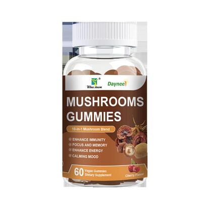 Mushroom Gummies  Lion's Mane Reishi Chaga样品