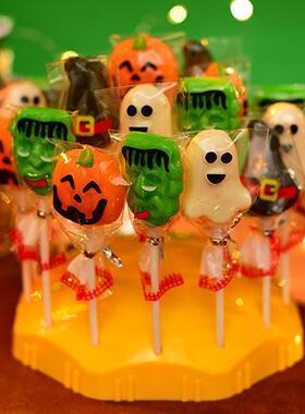 Halloween Candy Pumpkin Head Hard Candy 万圣节糖果南瓜头硬糖