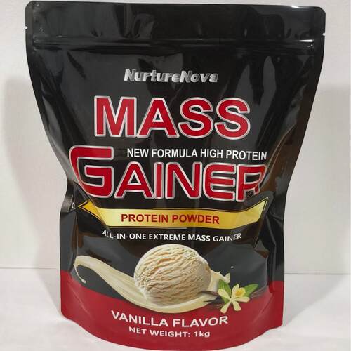 跨境mass蛋白粉巧克力香草味MASS GAINER袋装1kg工厂直销O EM样品