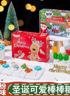 Christmas candy snowman stick gummies 圣诞节糖果雪人棒棒软糖