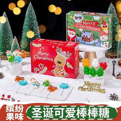 Christmas candy snowman stick gummies 圣诞节糖果雪人棒棒软糖