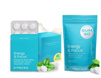 亚马逊热销 薄荷味咖啡压片糖 NeuroGum Energy Caffeine Gum