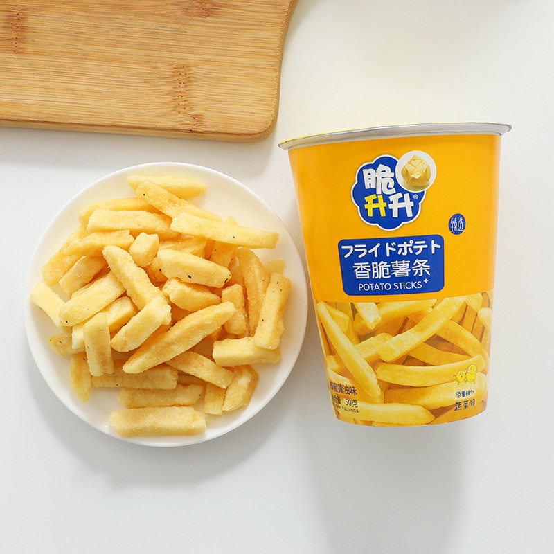 crispy rising sea salt lemon mixed french fries