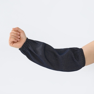 牛仔袖套 牛仔布加厚套袖劳保布电焊工业劳动布耐磨成人劳保袖套