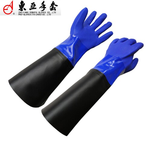 东亚806开口型接袖耐油手套耐磨