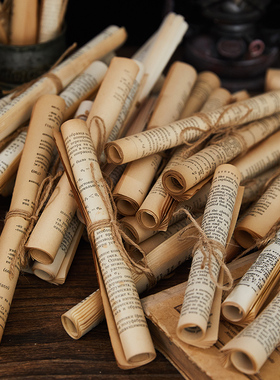 老书卷外文旧书创意复古摄影道具拍照美食摆件文艺古典书房装饰品