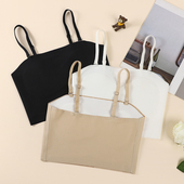 束胸内衣女塑胸衣收胸缩胸防震运动学生大胸显小超平无痕背心裹胸