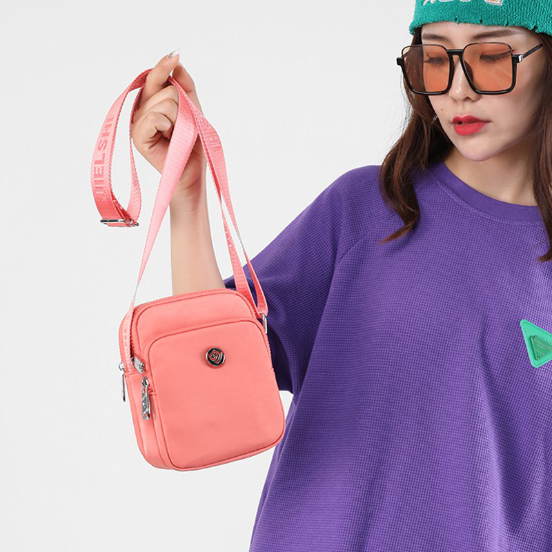 捷朗仕手机包三层尼龙