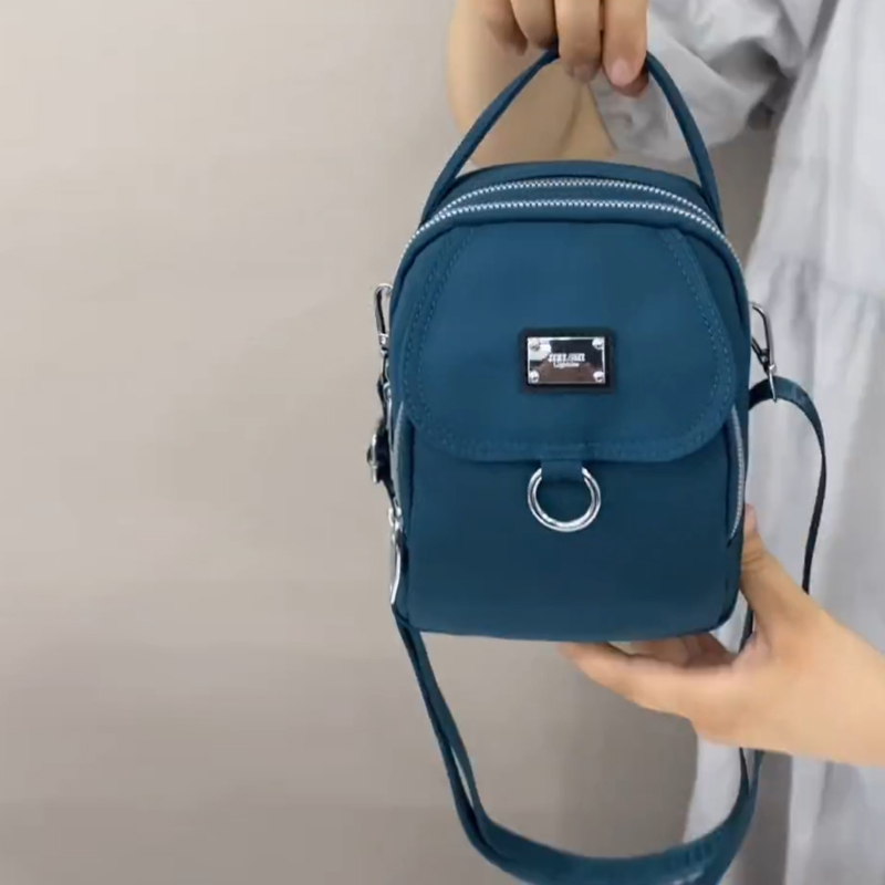 冬季三层迷你放手机女士零钱包