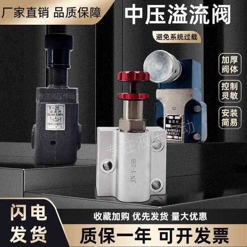 江南液压件厂Y-10B溢流阀Y-25B