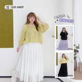 温柔风A字蛋糕裙胖仙女莹莹大码 女装 胖mm高腰显瘦百搭雪纺半身裙