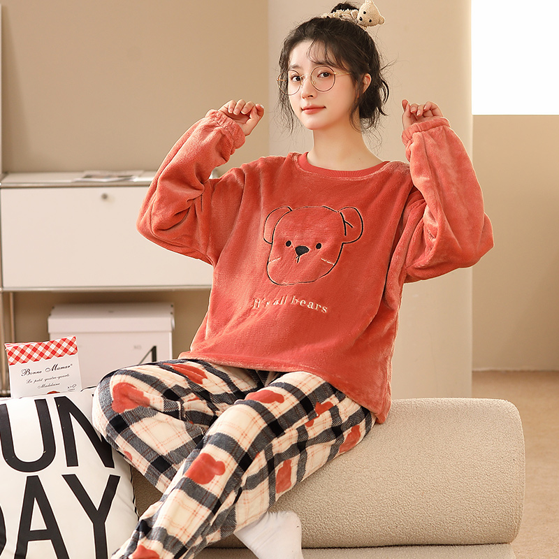 特大码5XL200斤秋冬季珊瑚绒加厚