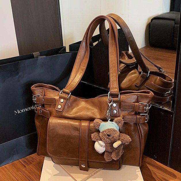 复古大容量托特包女2026新款时尚高级感手提包百搭休闲单肩腋下包,箱包皮具/热销女包/男包,单肩包,淘宝优惠券,粉丝福利购,淘宝优惠卷