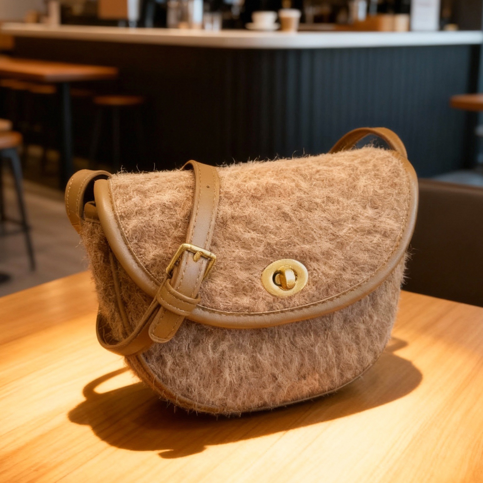 秋冬季高级感小众手机斜挎