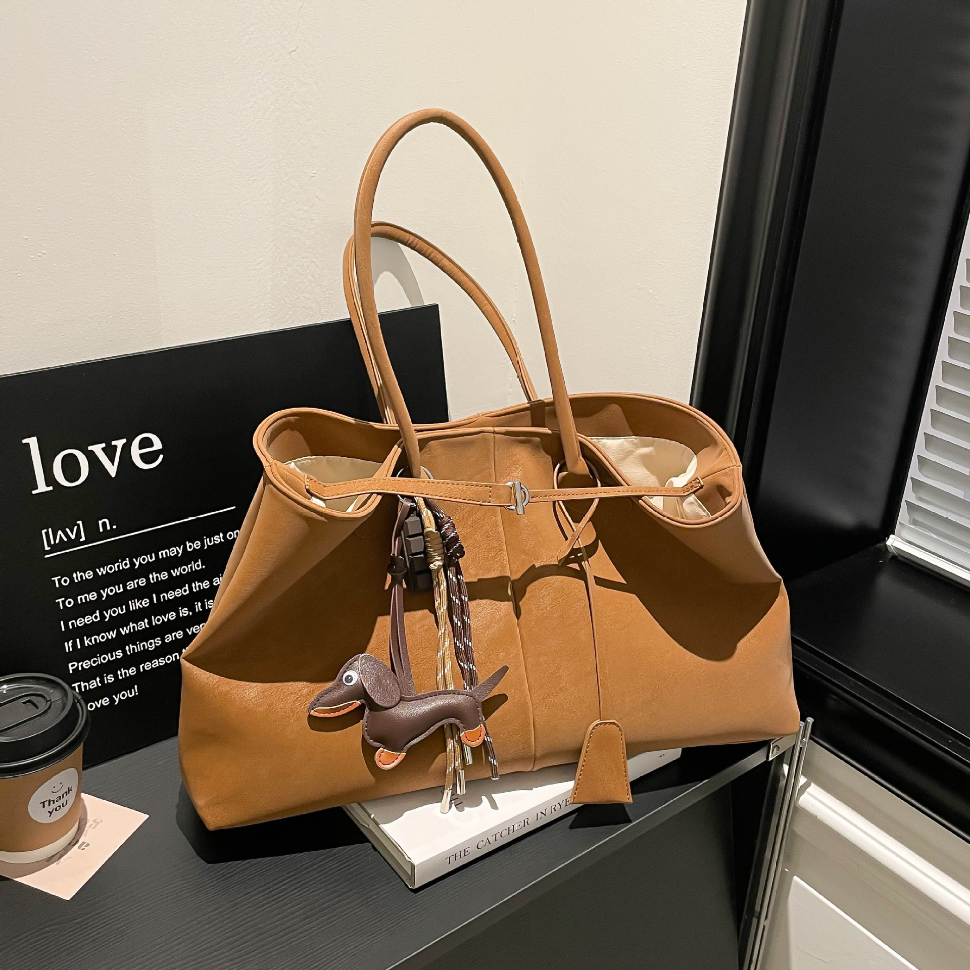 小众复古麂皮绒腋下包女20