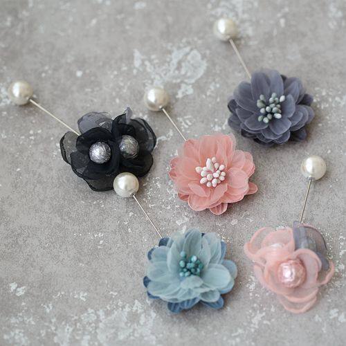 Broche femme en Fils de soie - Ref 1172770 Image 1