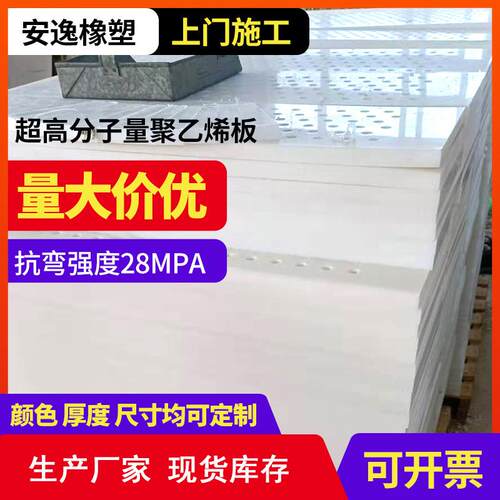 .UPE超高分子量煤仓衬板车厢不沾土滑板聚乙烯衬板仿真冰滑行upe