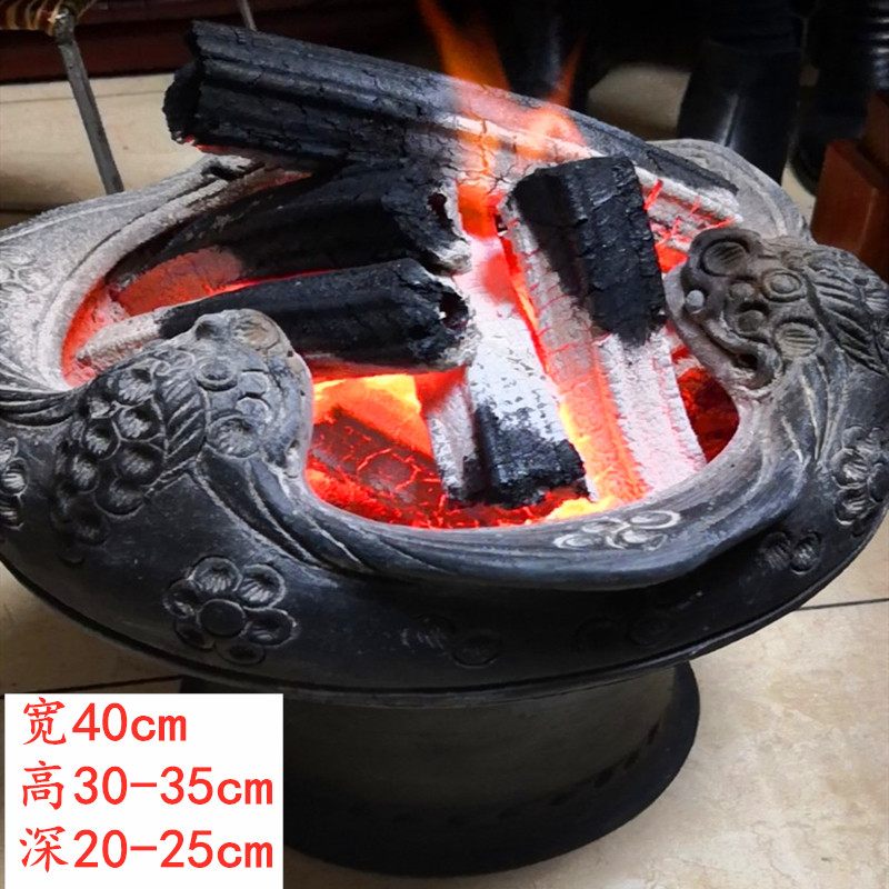 黑陶土陶火盆香格里拉推荐纯手工尼西烤火盆烤火炉破损包赔包邮,厨房/烹饪用具,砂锅/石锅,淘宝优惠券,粉丝福利购,淘宝优惠卷
