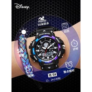 手表男学生电子表炫酷时尚 男孩防水运动高中初中学生手表男
