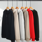 定制奶茶店秋冬休闲时尚 卫衣工作服班服同学聚会团建卫衣定制logo