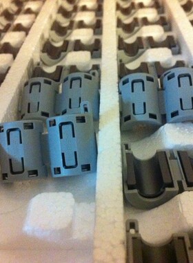 星客全新SEIWA日本进口扣式屏蔽磁滤波环E04SR150718孔径7mm灰色