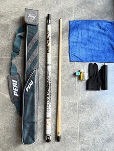 白龙二代复刻杆st02极速系列入门级小白8九球大头台球杆北美枫木