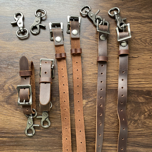 摩托车绑带边包捆带真牛皮复古