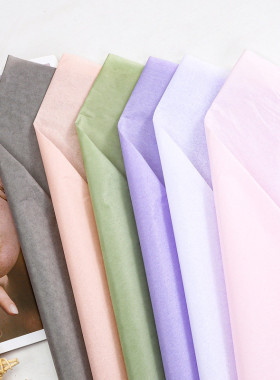 新款雪梨纸7050CM鲜花包装纸打底内衬手揉棉纸花店专用婚礼花束