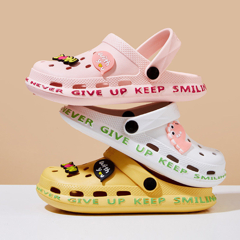 夏季儿童洞洞鞋亲子软底防滑外穿可爱卡通居家室内凉拖女,居家布艺,居家亲子拖鞋,淘宝优惠券,粉丝福利购,淘宝优惠卷