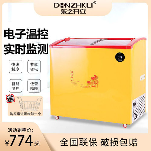 东之开立冷冻冷藏商用冰柜雪糕柜