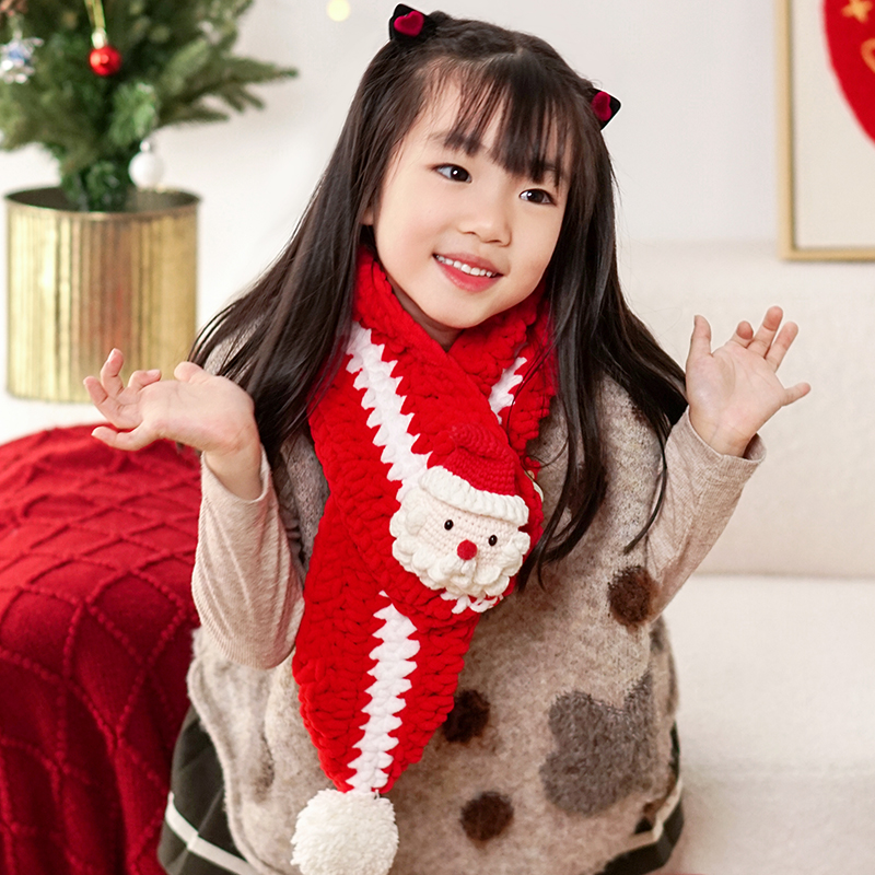 闲惠围巾手工diy毛线手工编织