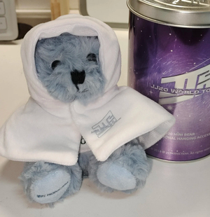 林俊杰JJ20演唱会周边同款有Bear来迷你小熊胖宝娃娃公仔挂饰玩具