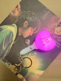 周杰伦济南嘉年华周边同款背包挂件迷你应援荧光棒子钥匙扣吊饰