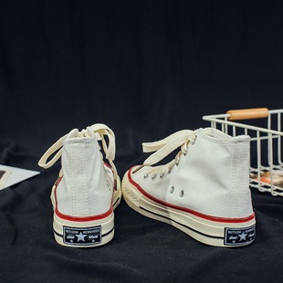 ins板鞋 女复古布鞋 潮韩版 学生鞋 M07 复刻版 运动鞋 1970s高帮帆布鞋